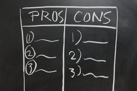 pros and cons list