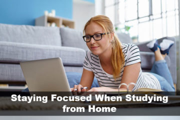 staying focused studying from home