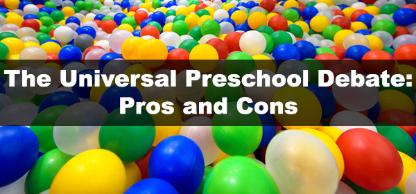 universal preschool pros and cons - ball pit