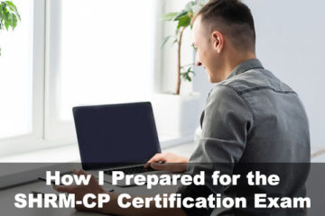 student preparing for the SHRM-CP Certification Exam