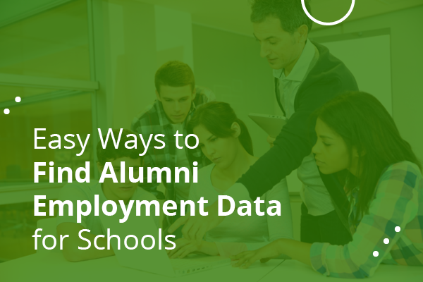 Easy Ways to Find Alumni Employment Data for Schools