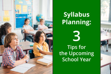 Discover how you can use these tips to make syllabus planning easier.
